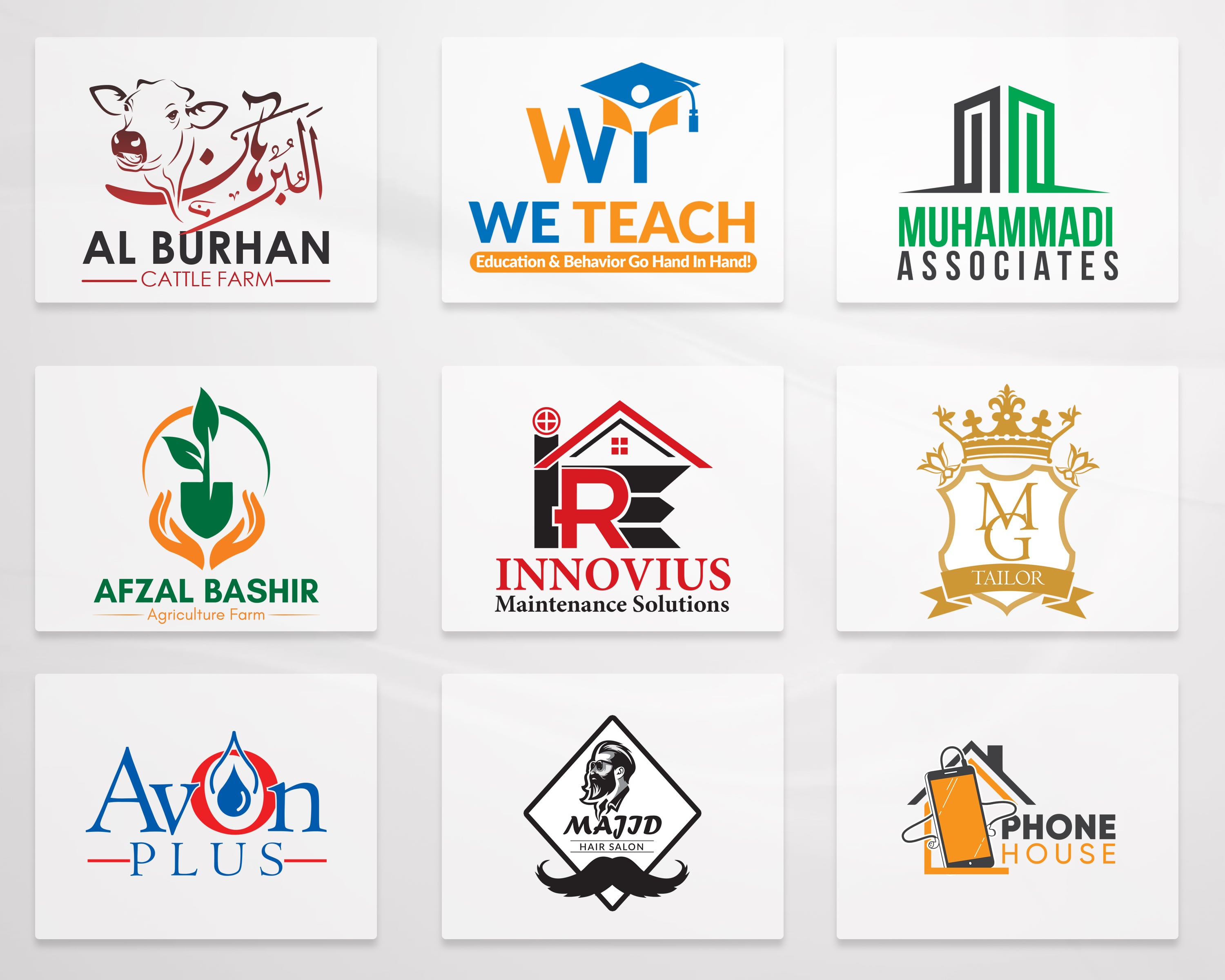 Modern logo design Alexandria ,VA creative branding example 2026