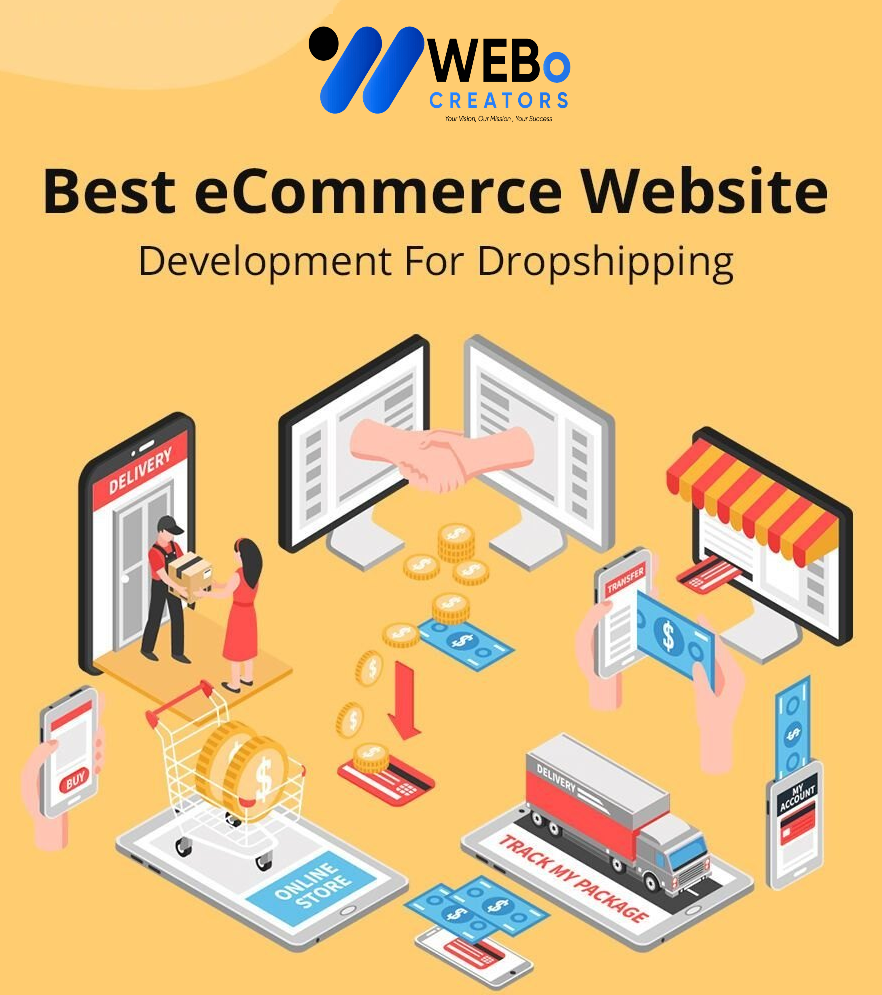 Modern Shopify dropshipping store design for online selling in Alexandria ,VA 2026