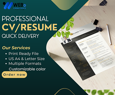 Elegant Resume Design Service, CV designs, CV writing in Alexandria ,VA For Gain Job